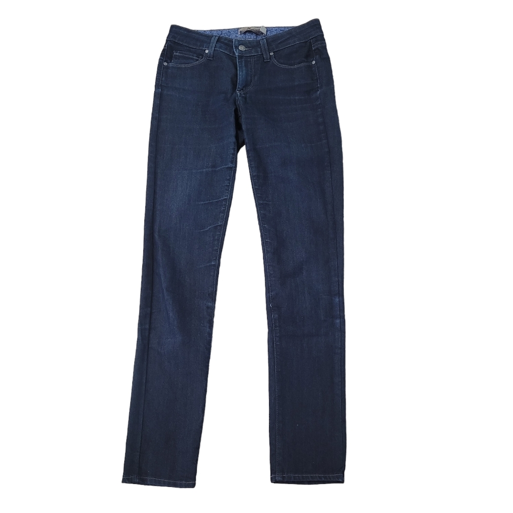 Paige Skyline Straight Leg Jeans Dark Wash Denim Size 27